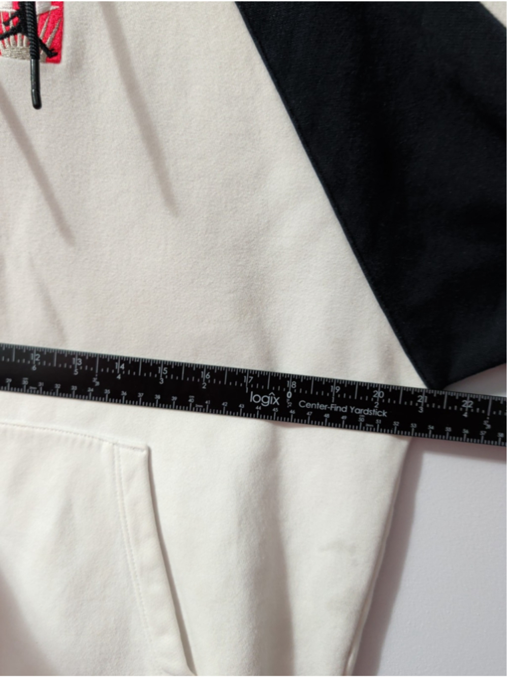Air Jordan Hoodie Mens M Black White Sweatshirt Jumpman Embroidered Logo *Stains - Picture 11 of 12